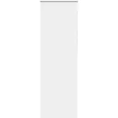 vidaXL Verdunkelungsrollo Weiß 85x230cm Stoffbreite 80,7 cm Polyester