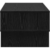 vidaXL Couchtisch Schwarz Eichen-Optik 80 x 46 x 35 cm Holzwerkstoff