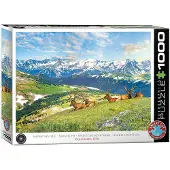 Eurographics Puzzle Hirsche in den Bergen 1000 Teile
