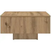vidaXL Couchtisch Artisan-Eiche 60x60x31,5 cm Holzwerkstoff