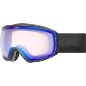 Uvex Victorious black matt vario blue mirror one size