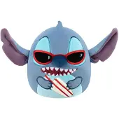 Jazwares SQDI01942 - Stitch mit Surfbrett 20 cm, offizielles Jazwares Plüsc