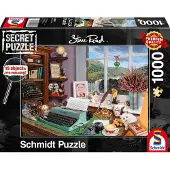 Schmidt Spiele 59920 Steve Read Am Schreibtisch Puzzle, 1.000 Teile, 1000 Stück(e), 12 Jahr(e)