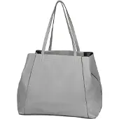 Liebeskind berlin Leder Schultertasche Chudy Sheep Natural Shopper Grigio grau
