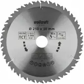 Wolfcraft 6737000 Kreissägeblatt Für Holz 210 Mm
