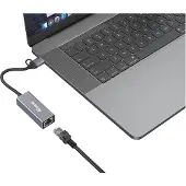 Equip USB-C auf 2,5 Gigabit Ethernet Netzwerk (USB-C+A) Adapter, Kabelgebunden, USB Type-A/USB Type-C, Ethernet, 2500 Mbit/s, Grau