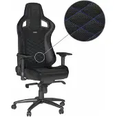 Noblechairs EPIC, PC-Gamingstuhl, 120 kg, Gepolsterter Sitz, Gepolsterte Rückenlehne, Aluminium, Schwarz
