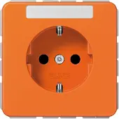 JUNG CD1520BFNAO SCHUKO Steckdose mit Schrift für