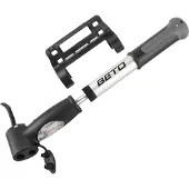 Beto Double Head Mini Pump Schwarz 125 Psi
