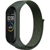 Cover-Discount Xiaomi Mi Band - Nylon Armband Klettverschluss grün