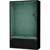 Jan Nowak Akustikkabine Telefonkabine Meetingkabine SALLY MentalBox Green Lagoon 115 cm