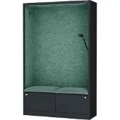Jan Nowak Akustikkabine Telefonkabine Meetingkabine SALLY MentalBox Green Lagoon 115 cm