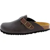 Lico Herren Bioline Clog Style Pantoletten, Braun, 40 EU