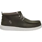 HEY DUDE Wally Mid GripR Classic Herren Boots Deep Olive Größe 43