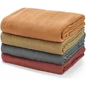 MOMCOZY Musselin Swaddle Blanket einfarbig 4 St