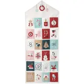 Merkloos Adventskalender aus Stoff für Kinder und Erwachsene