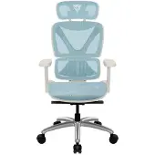 Thunder X3 ThunderX3 XTC Ergonomischer Bürostuhl - weiss/blau