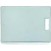 Zeller Schneidebrett, Kunststoff, Stilvolle Schneideunterlage aus Kunststoff, Farbe: graublau