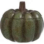 4Living Keramikbehälter mit Deckel in Kürbisform, Ø 18 × 17,5 cm