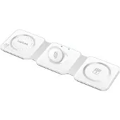 Logilink PA0344, Drinnen, USB, Kabelloses Aufladen, 0,8 m, Weiß