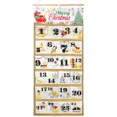 Merkloos Solidchoice – Wiederverwendbarer Adventskalender aus Textil mit 24 Fächern