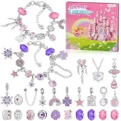 Famanu Adventskalender 2025 für Mädchen - Kreative Weihnachtskalender für DIY Schmuck