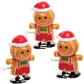Baker Ross FX437, Aufziehbare Lebkuchenmännchen – 3er-Pack, kleine Adventskalender