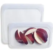 Stasher Sandwich Silikonbeutel 2er-Pack, Gefrierbeutel, Wiederverwendbar