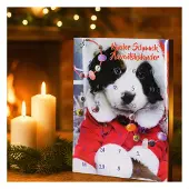 COM-FOUR® 1x Adventskalender befüllt mit Schmuck - Armbänder & bunte Charms