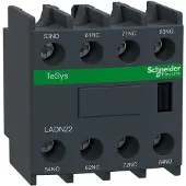 Schneider Electric Electric LADN22 Hilfsschalterblock, 2S+2Ö, Schraubanschluss