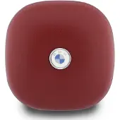 BMW Headphones Bluetooth TWS Leather Metal Logo ENC red