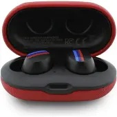 BMW Headphones Bluetooth TWS Metal Logo ENC red