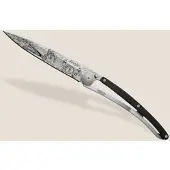 Deejo 37g Ebenholz Feuerwehrmann Taschenmesser schwarz