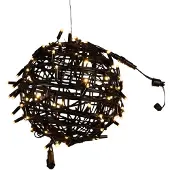 Annas collection LED-Kugel, koppelbar, 100 l, 28 cm, klassisch warm