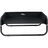 vidaXL Hundebett Schwarz 75 x 75 x 30 cm Stahl