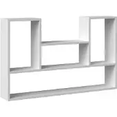 Topeshop BILBAO 4P Hängeregal 100x16x60 cm weiss