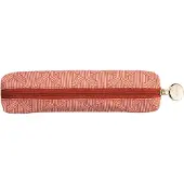 Sonstige Verlage Stiftemäppchen im Twist Design, farbig, 19 x 6 x 4 cm, aus recyceltem PET, mit goldenem Reißverschlussanhänger