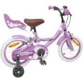 vidaXL Kinderfahrrad 16 Zoll für 4-6 Jahre alt Lila