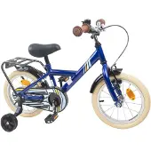 vidaXL Kinderfahrrad 14 Zoll für 3-5 Jahre alt Dunkelblau