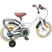 vidaXL Kinderfahrrad 16 Zoll für 4-6 Jahre alt Weiß