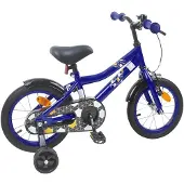 vidaXL Kinderfahrrad 16 Zoll für 4-6 Jahre alt Dunkelblau