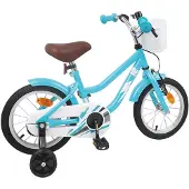 vidaXL Kinderfahrrad 12 Zoll für 2-4 Jahre alt Himmelblau