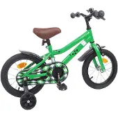 vidaXL Kinderfahrrad 16 Zoll für 4-6 Jahre alt Grün