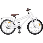 vidaXL Kinderfahrrad 22 Zoll für 7-12 Jahre alt Weiß