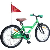 vidaXL Kinderfahrrad 20 Zoll für 6-11 Jahre alt Schwarz