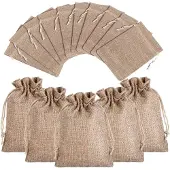 Sonstiges 25 Jutesäckchen Adventskalender 10x14cm Leinensack mit Kordelzug Wiederverwendbar für Weihnachten