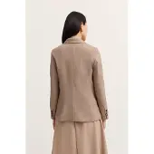 Bugatti Kurzblazer "elegant & vielseitig" mit feinem Fischgrat-Muster