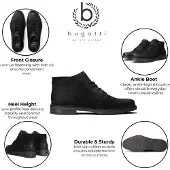 Bugatti Herren Stiefel,311AOC301500-1000,Black,42