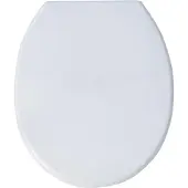 MSV WC Sitz Toilettendeckel PP WC Deckel - Weiß