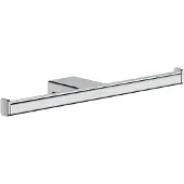 Hansgrohe AddStoris Doppelpapierrollenhalter, 41748000, Farbe: Chrom